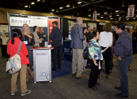 Exhibit Hall, BioRAFT booth, 2017 ABSA International Conference