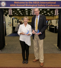 Caryl Griffin and Jim Welch of Elizabeth R. Griffin Foundation, 2017 ABSA International Conference