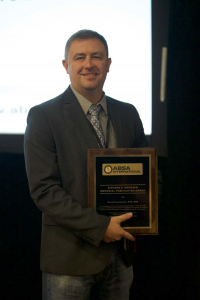 David Pawlowski, Richard C. Knudsen Publication Award recipient, 2017 ABSA International Conference