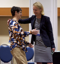 Maureen O'Leary and John H. Richardson Special Recognition Award recipient, Maryjo Lanzillotta, 2017 ABSA International Conference