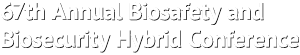 ABSA Annual Biosafety and Biosecurity Hybrid Conference Logo