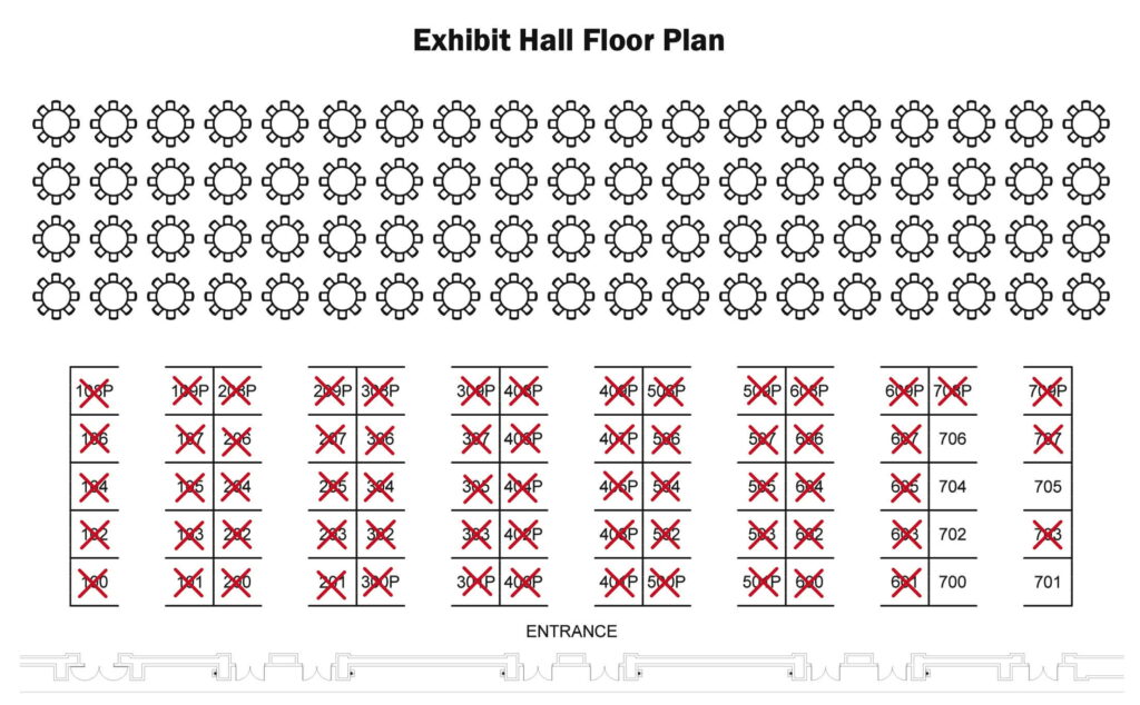 Exhibit Hall Floor Plan