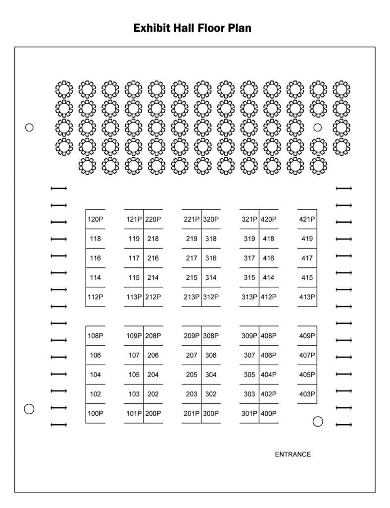 Exhibit Hall Floor Plan